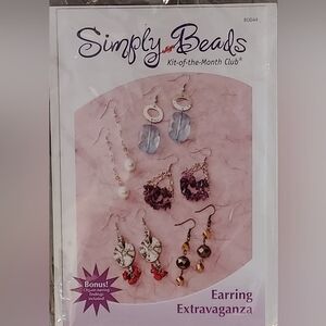 Simply Beads Kit Earring Extravaganza BD044 DIY Bead Earring Kit 5 Pairs